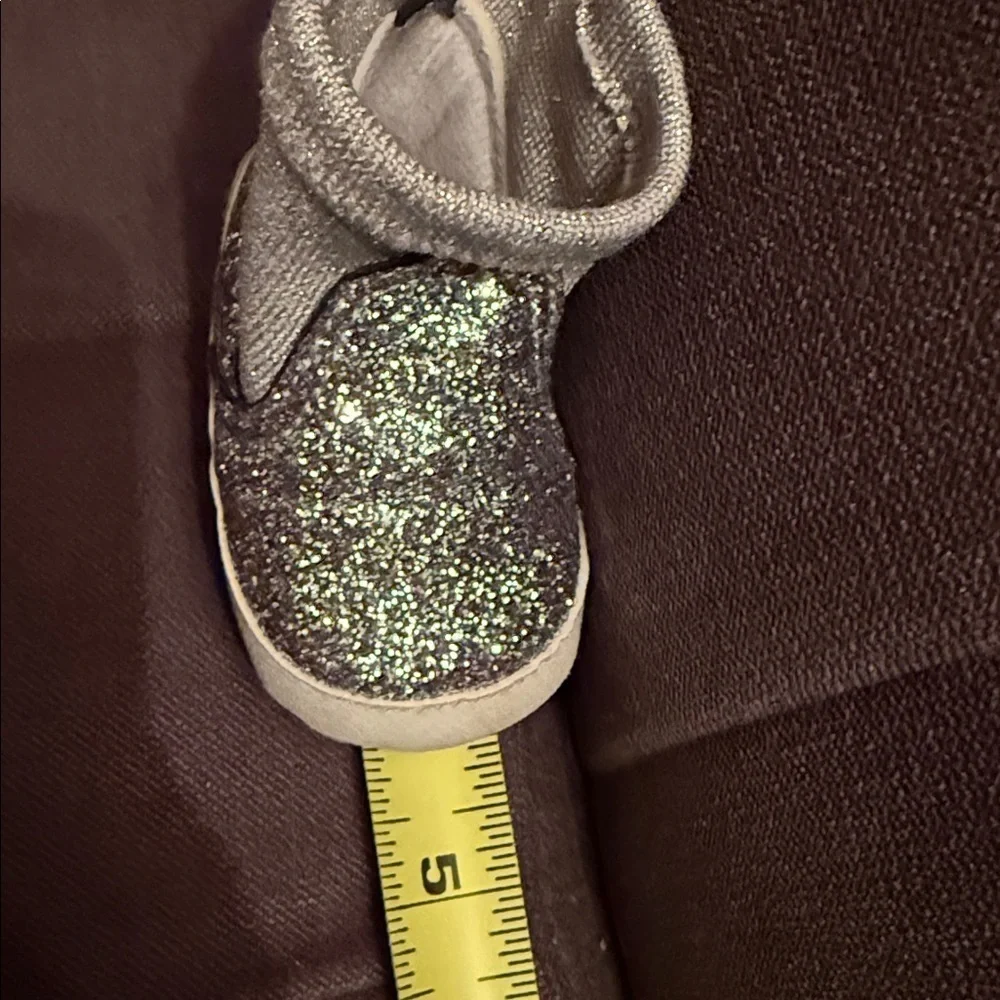 Sparkly Gray Kids Boots